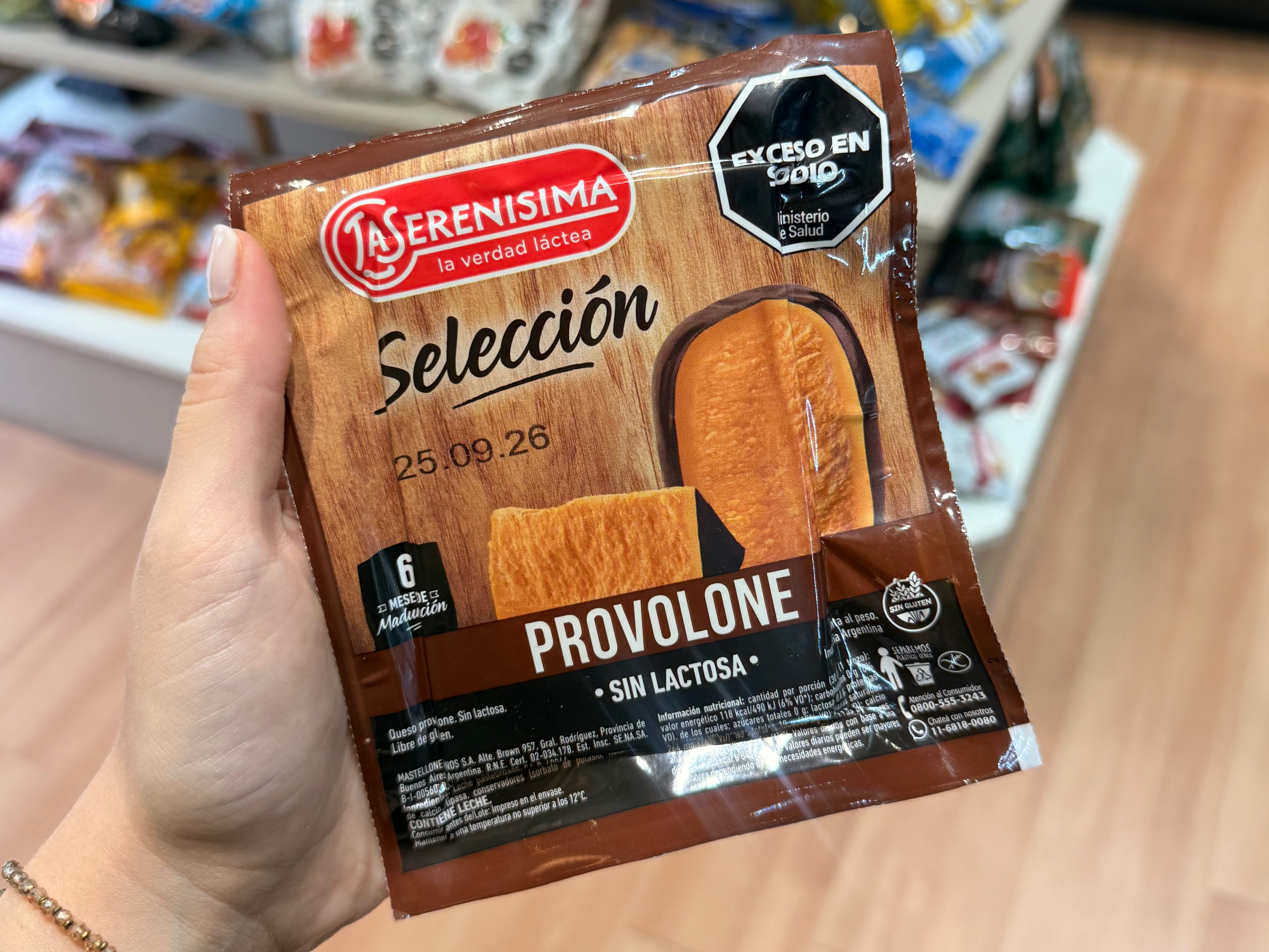 Queso provolone "La Serenisima" x 340 grs