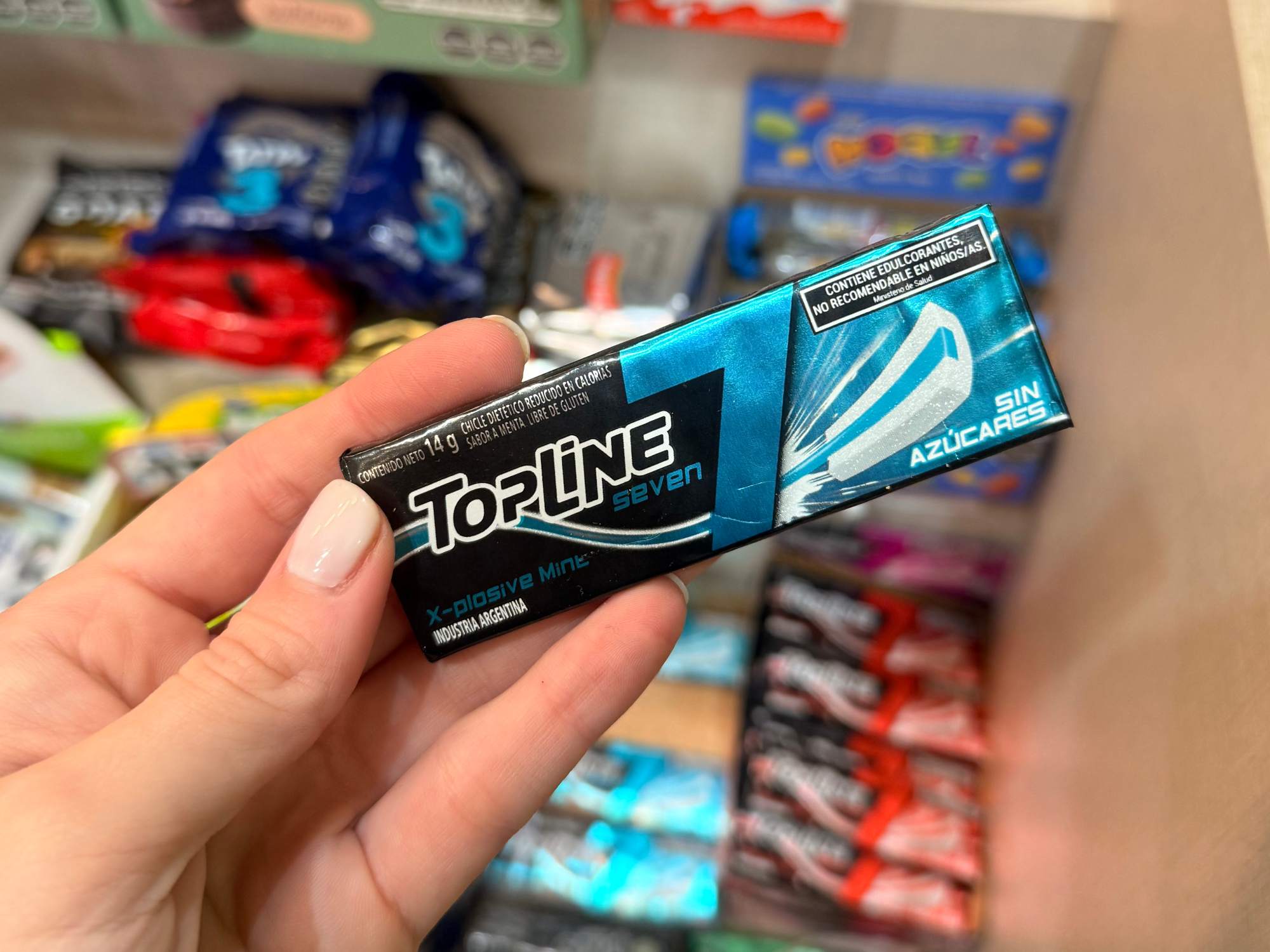 Chicle Topline seven menta