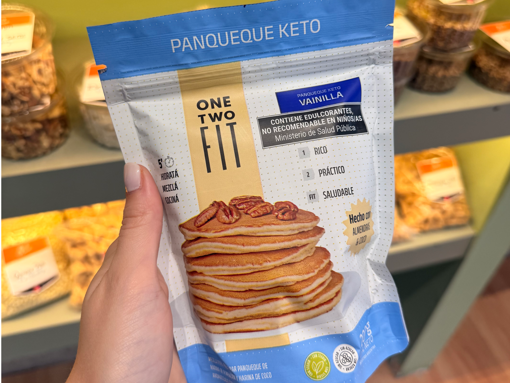 Pancake keto de vainilla premezcla