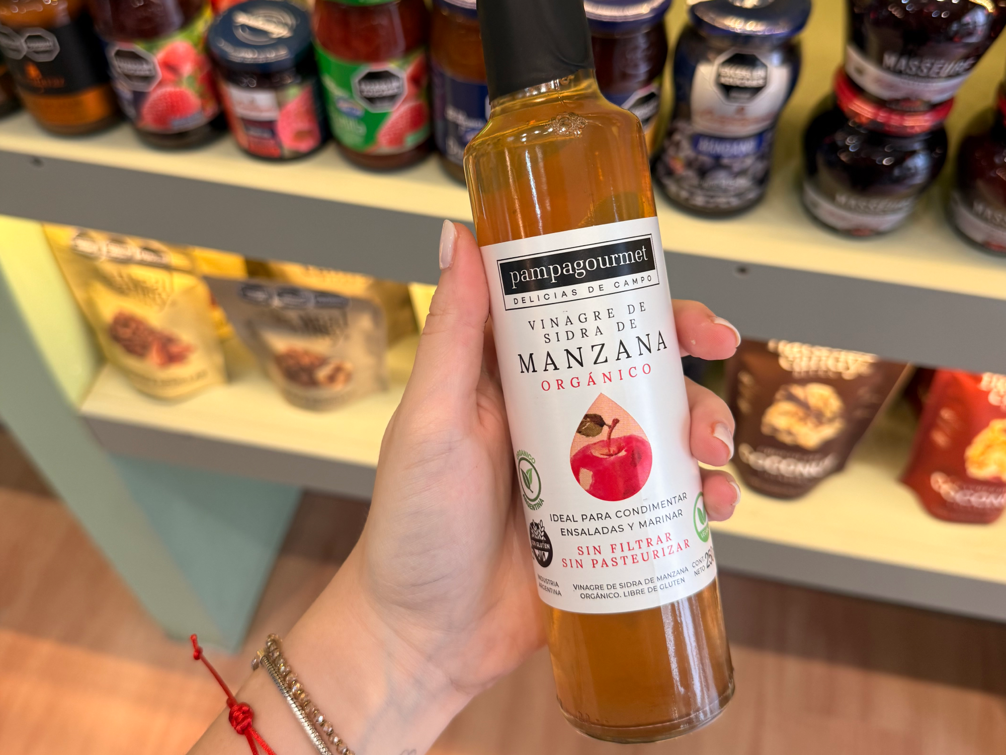 Vinagre de sidra de manzana organico "Pampa Gourmet"
