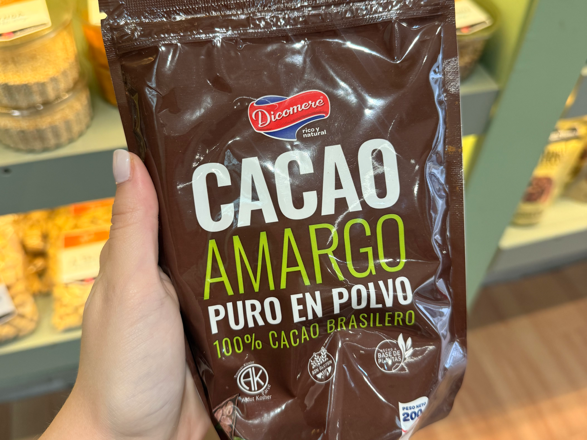 Cacao amargo x 200 grs