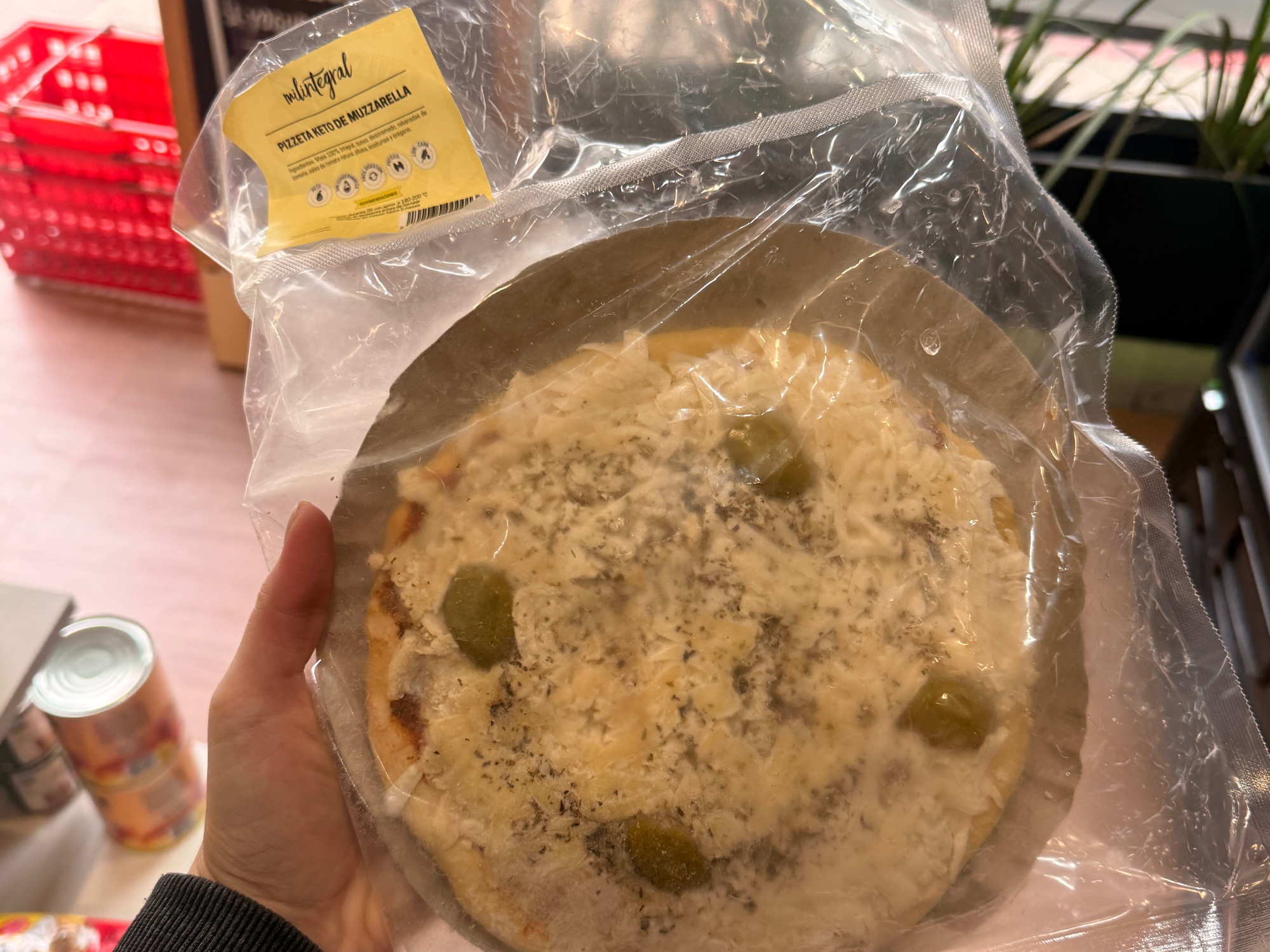 Pizzeta Keto Muzarrella (Harina de almendras)
