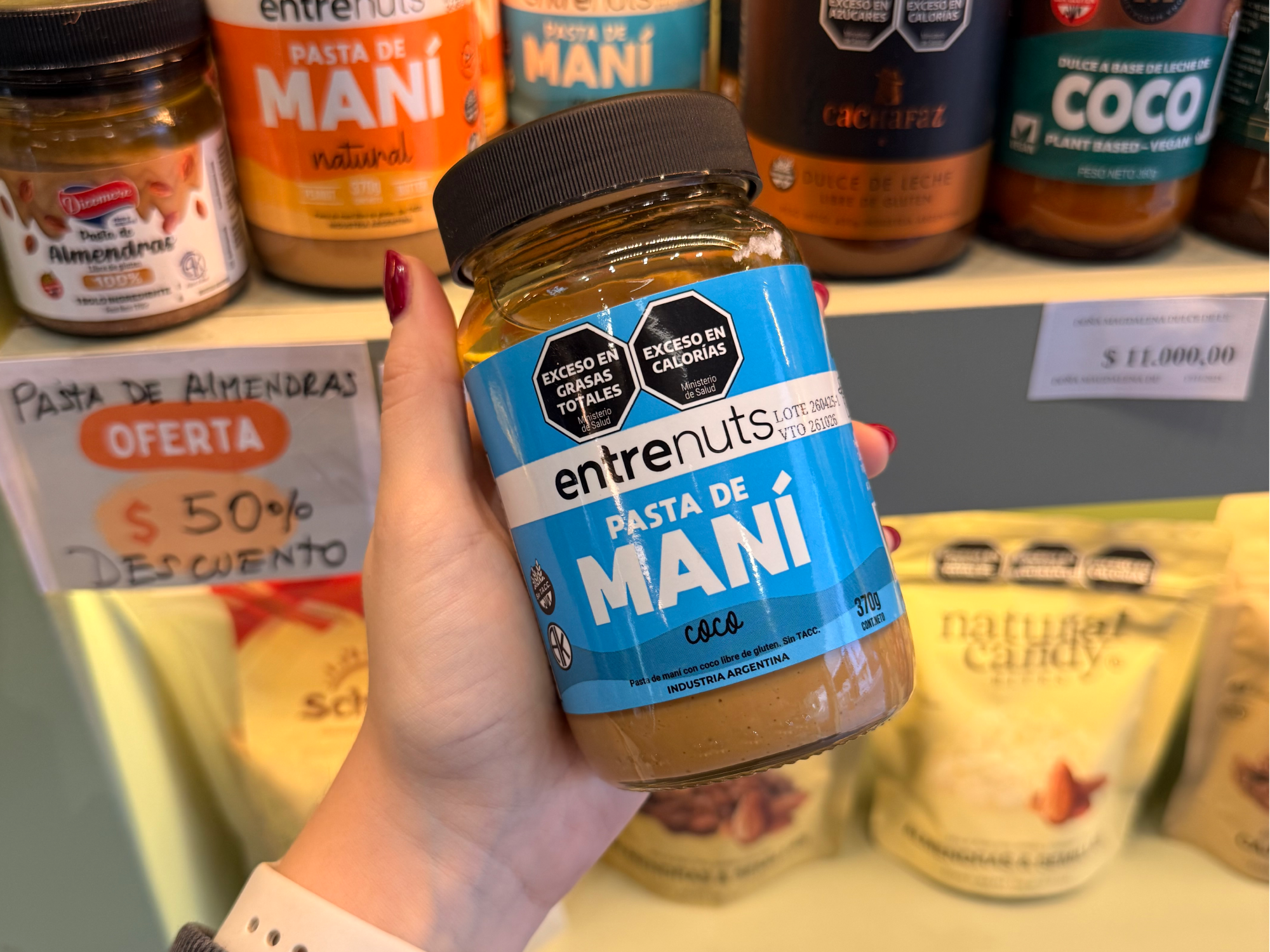 Pasta de Maní con Coco "Entrenuts"