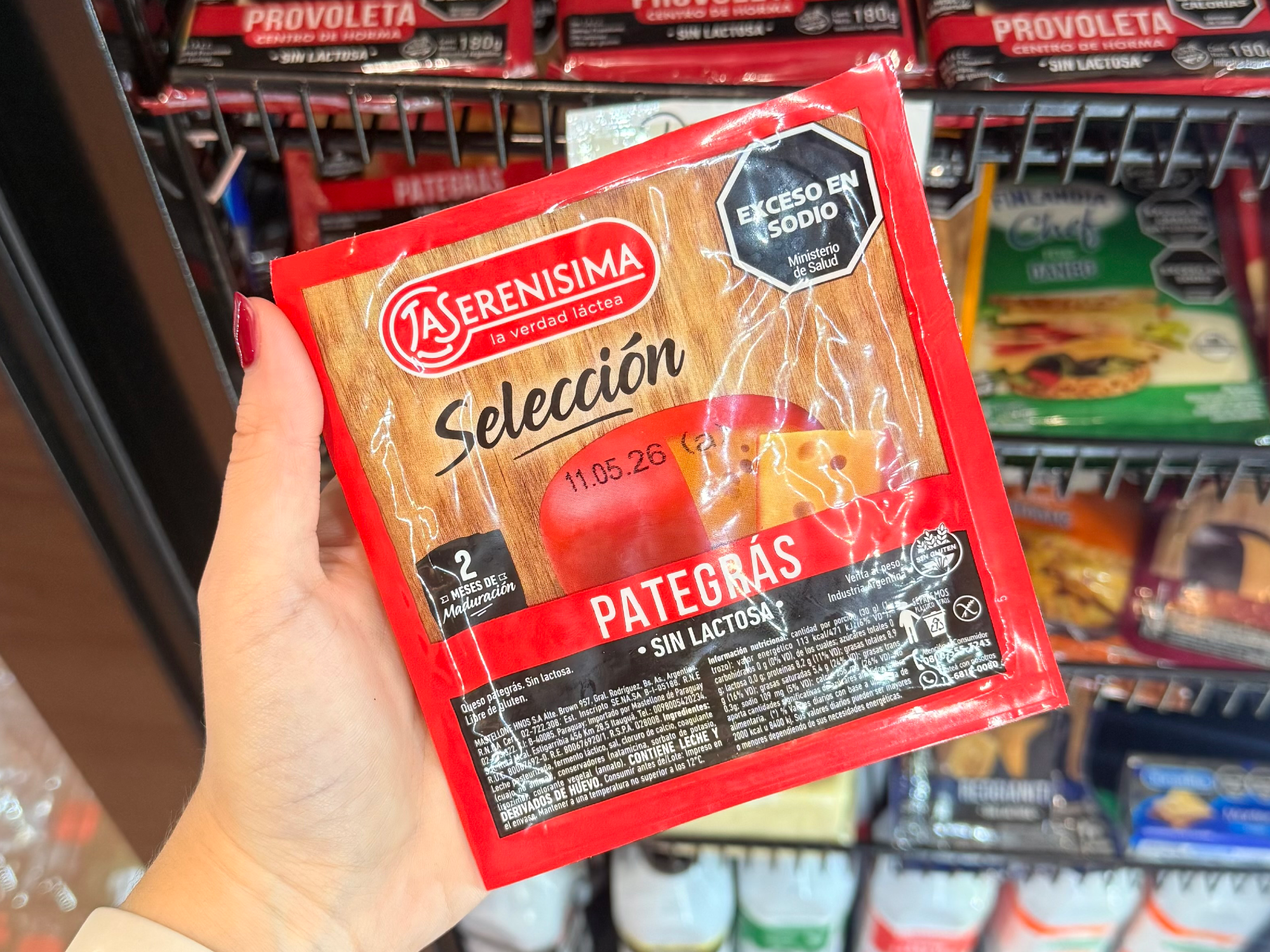 Queso pategras "La Serenisima" x 340 grs