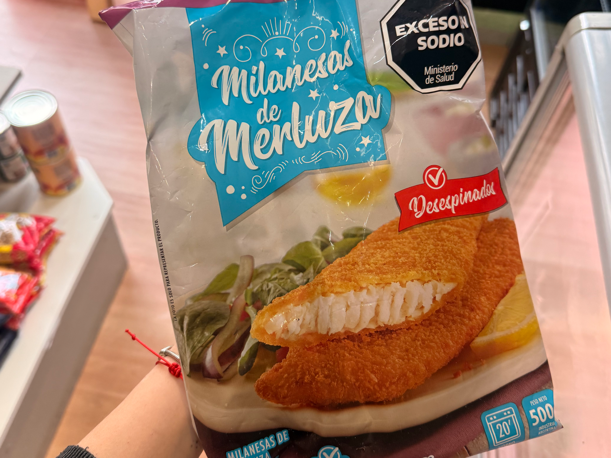 Filet de Merluza a la milanesa x 500 Grs