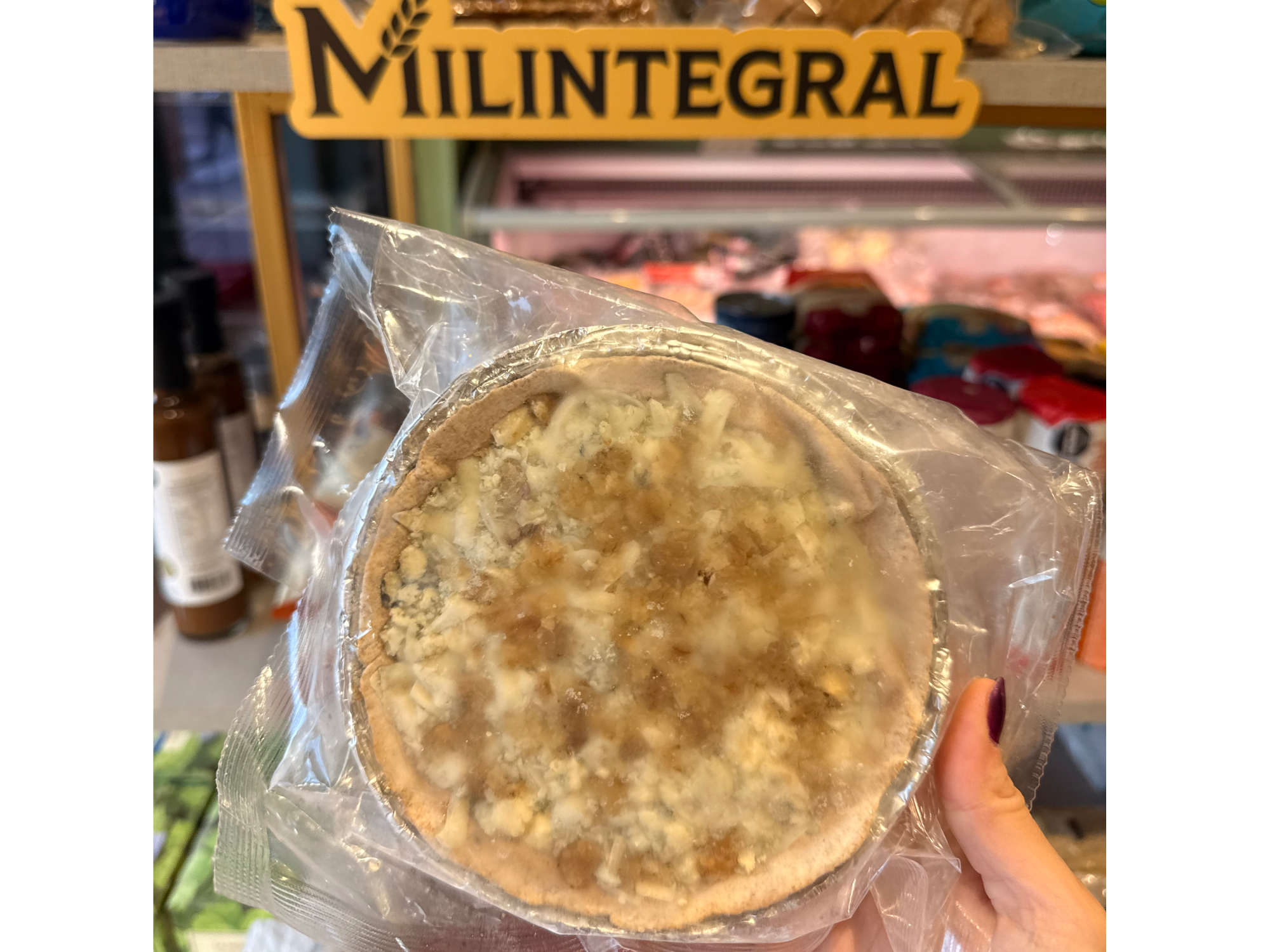 Tarta Integral de Roquefort, Nueces y Queso Descremado