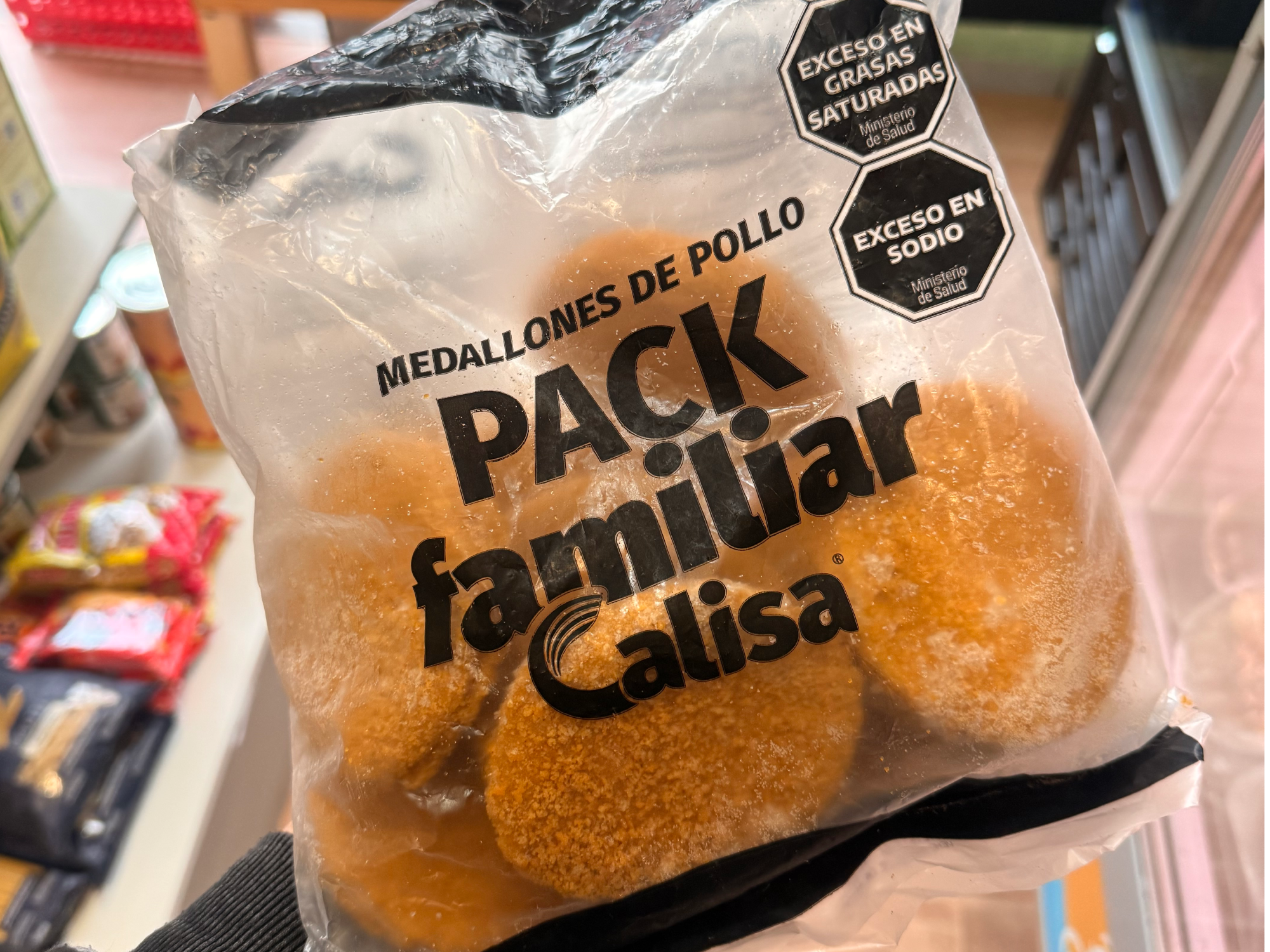 Medallones de Pollo " calisa " Rebozados x kg