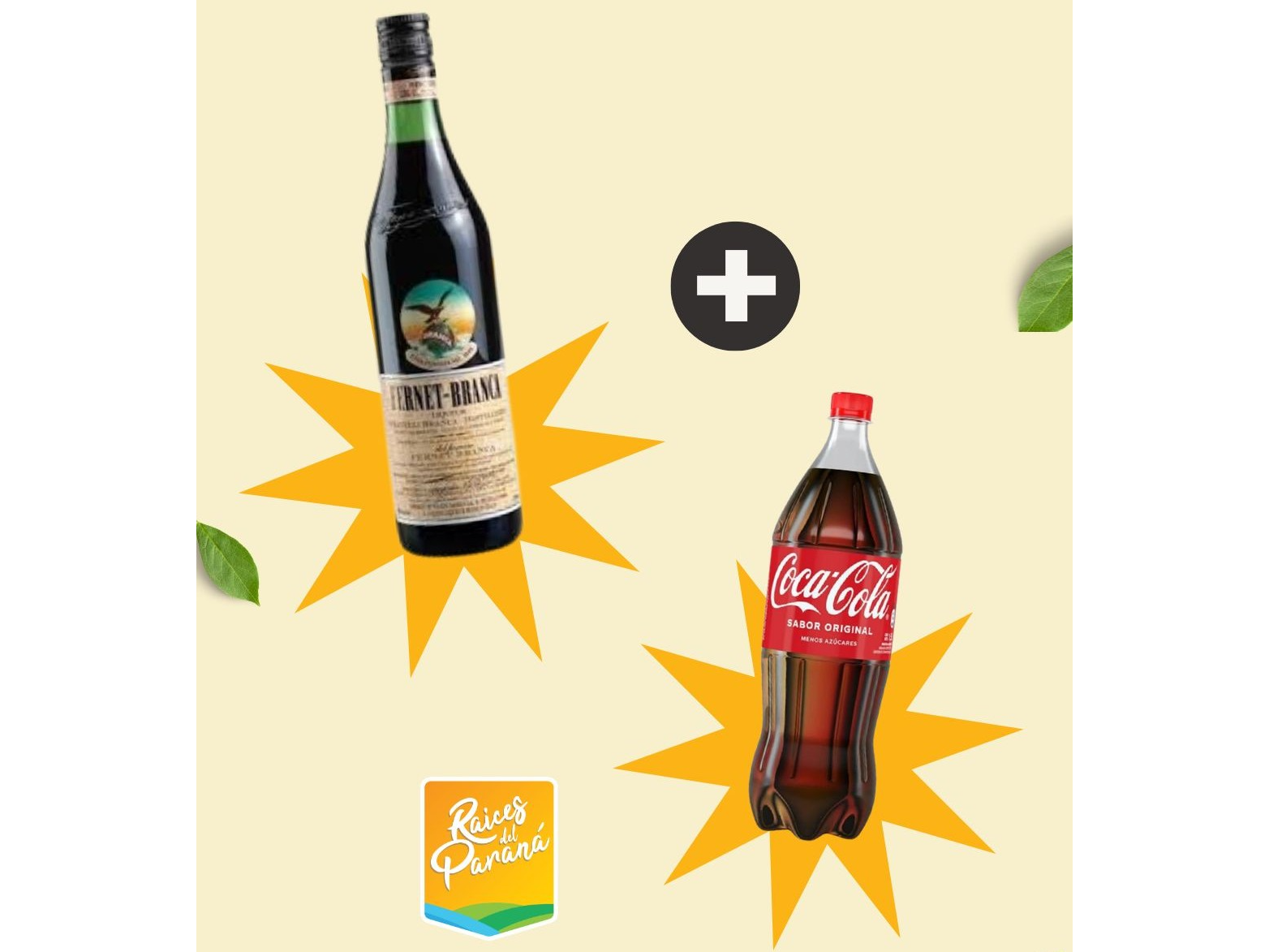 COMBO FERNET BRANCA 750 ML + COCA 1.5 LTS