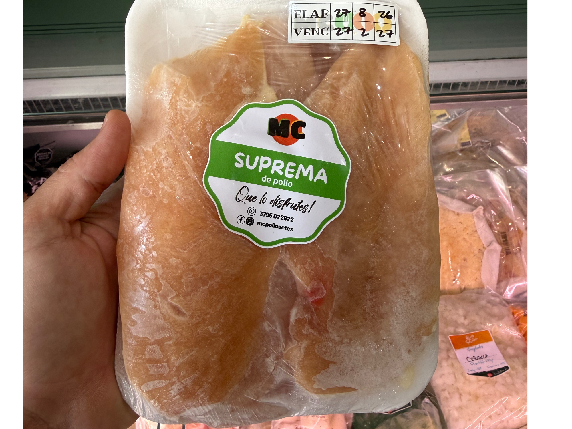 Pechuga de Pollo x 500 grs