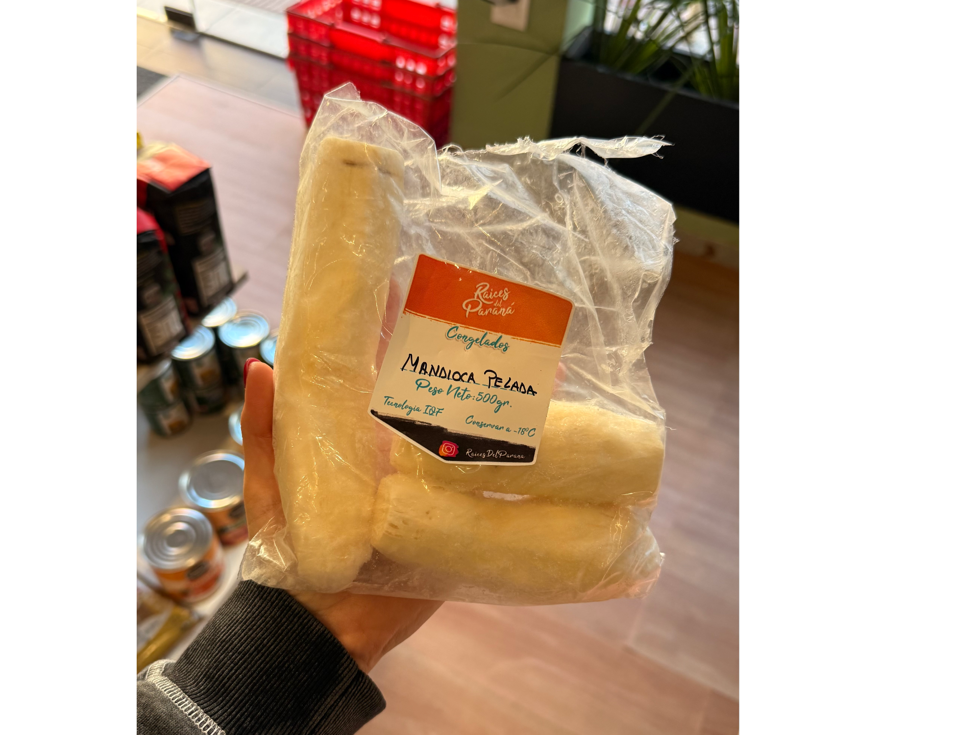 Mandiocas Peladas x 500 GRS