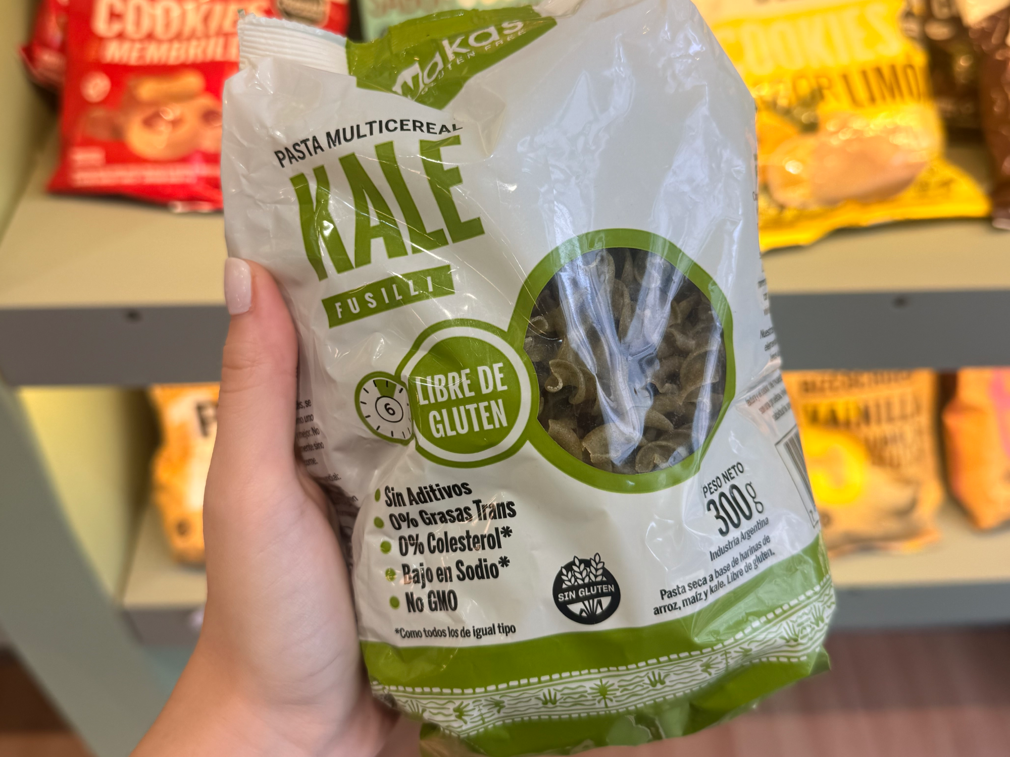 Fusilli Multicereal con Kale300 grs - Wakas