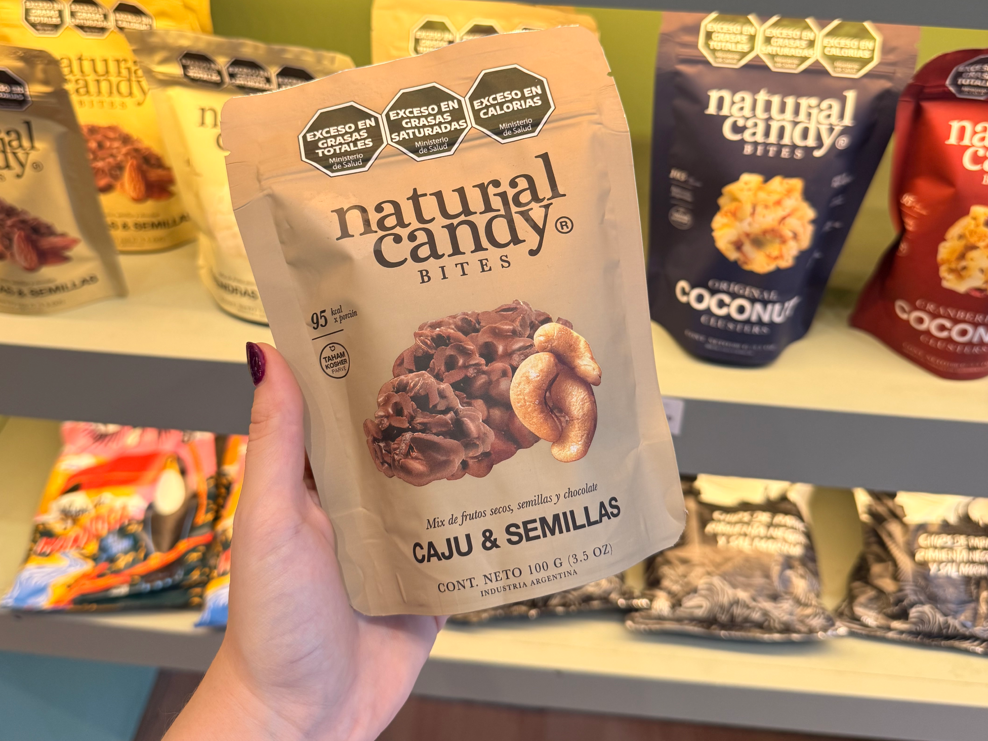 Natural Candy Bites Caju y semillas