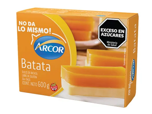 Arcor dulce de batata x 500 grs
