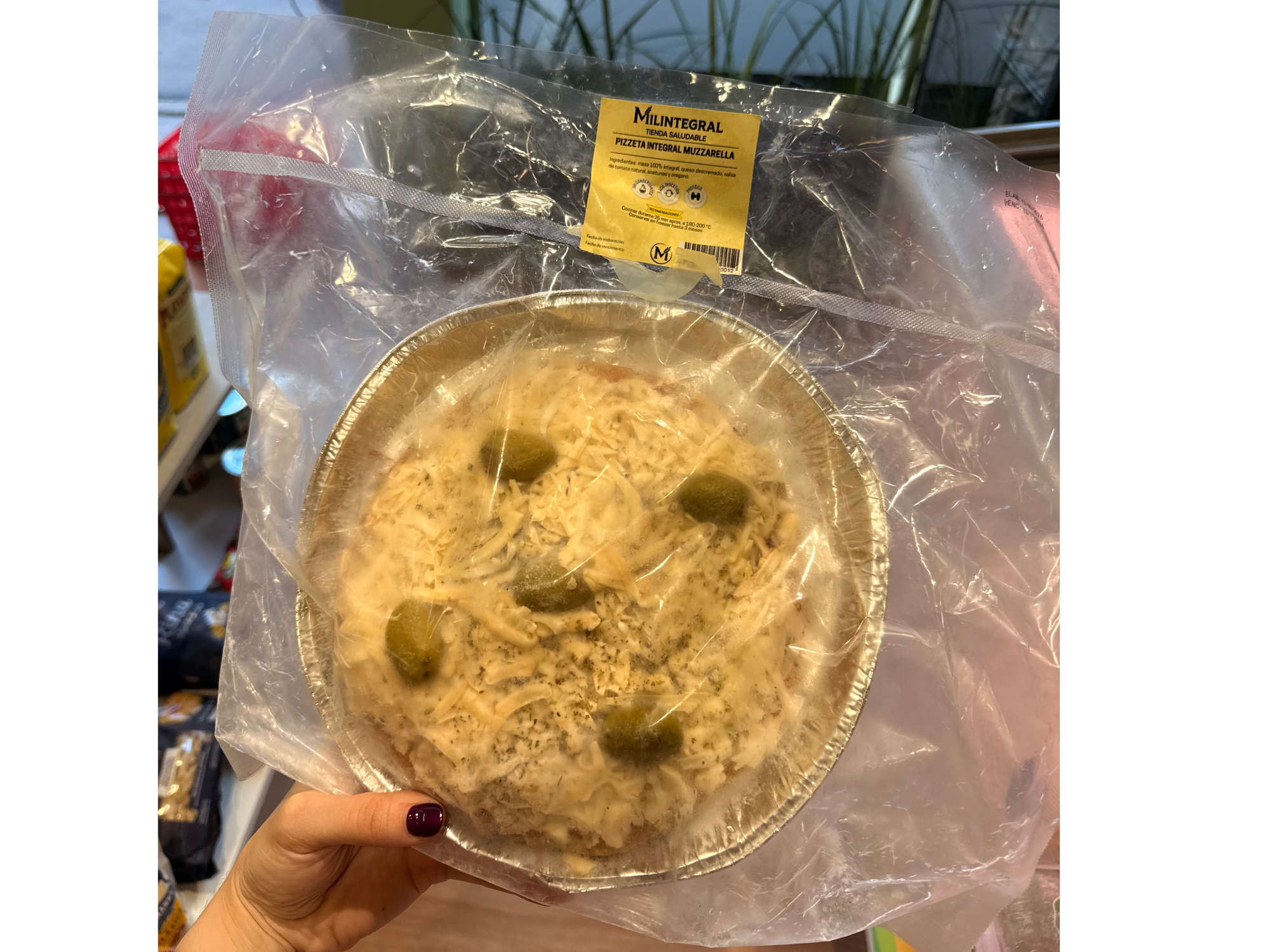 Pizzeta Integral de Muzzarella Descremado