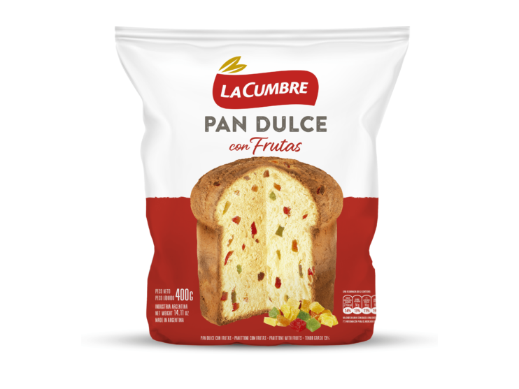 Pan Dulce La Cumbre con Frutas x400g