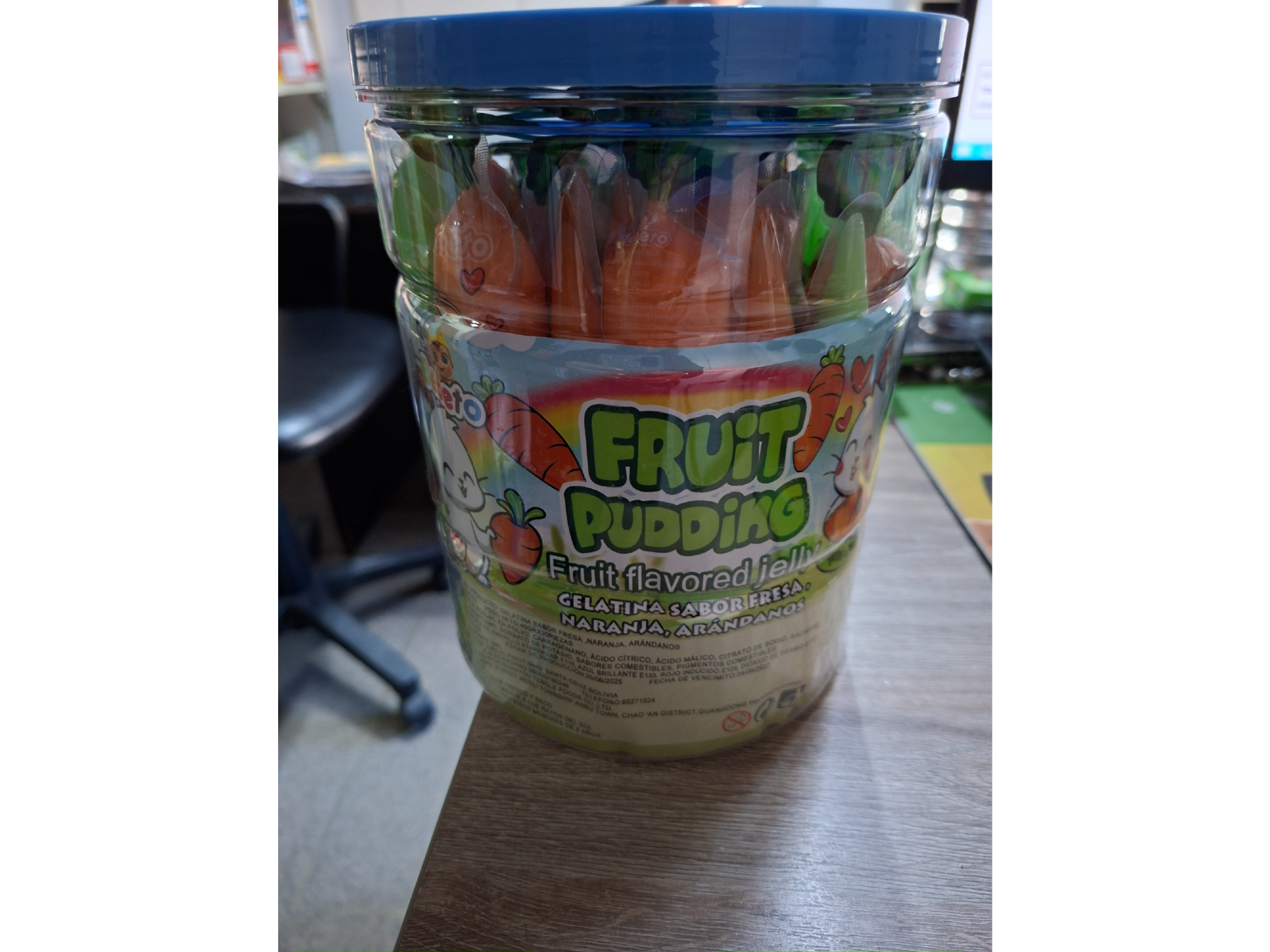 Gelatina Fruit Pudding x30U