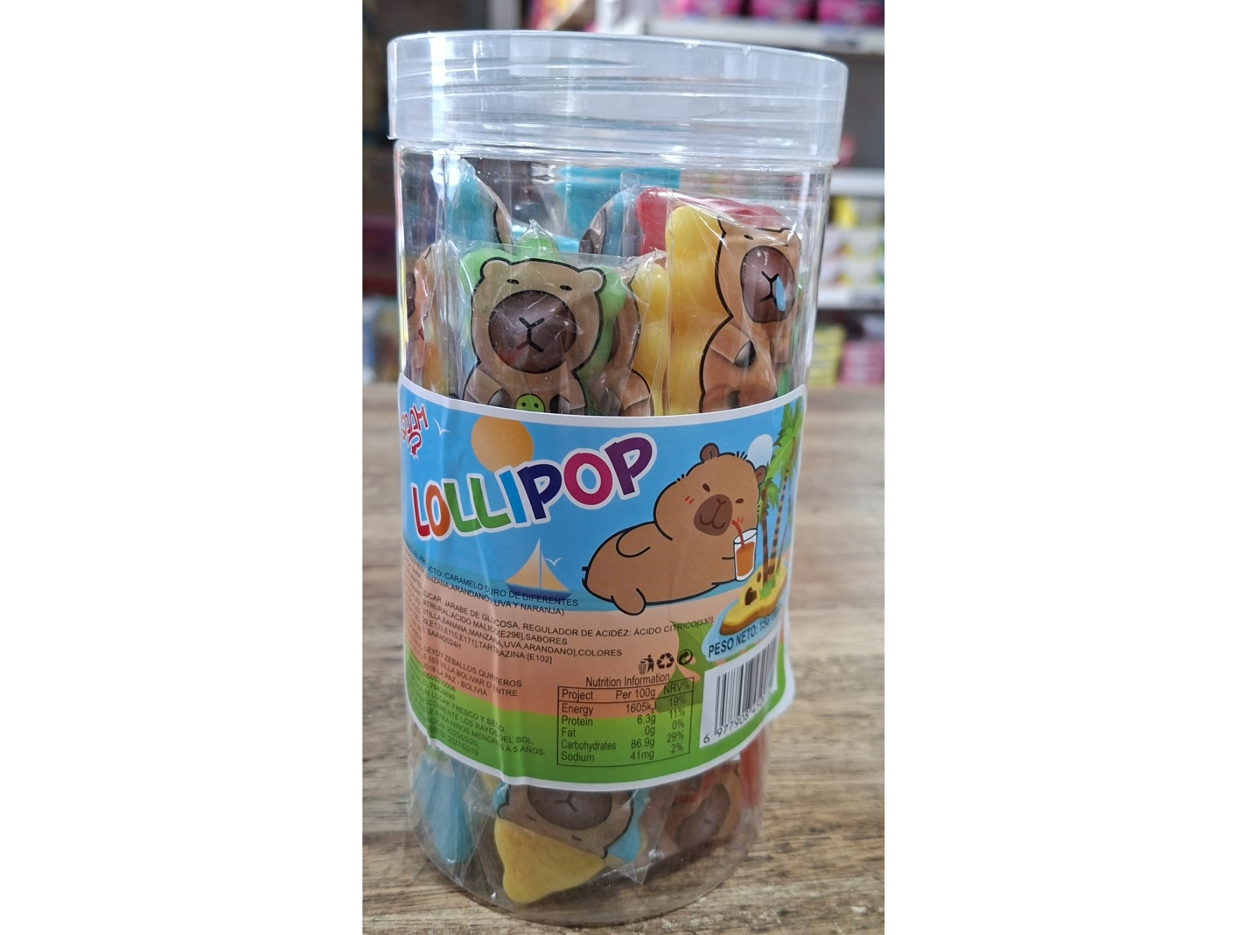 Chupetin Capibara x30 U