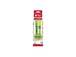 Resaltador Filgo Verde/Amarillo x2