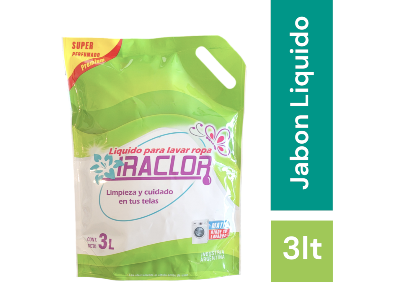 Jabón Liquido Iraclor x 3Lt