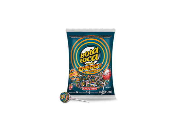 Chupetin Bola Loca Energy x24 U