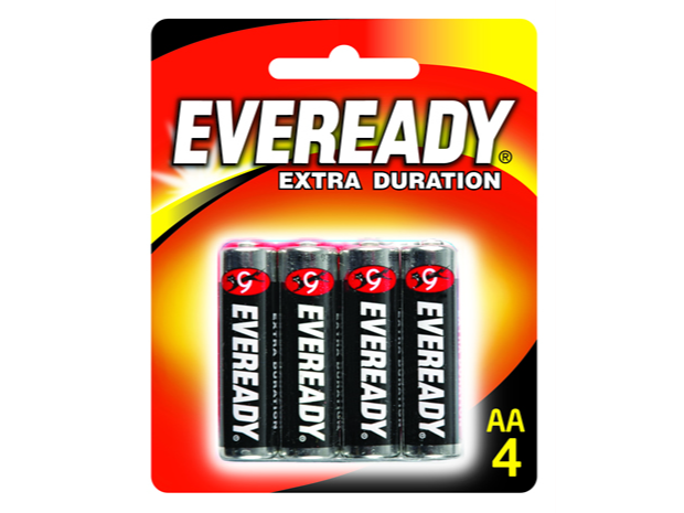 Pilas Eveready AA x4 Unidades