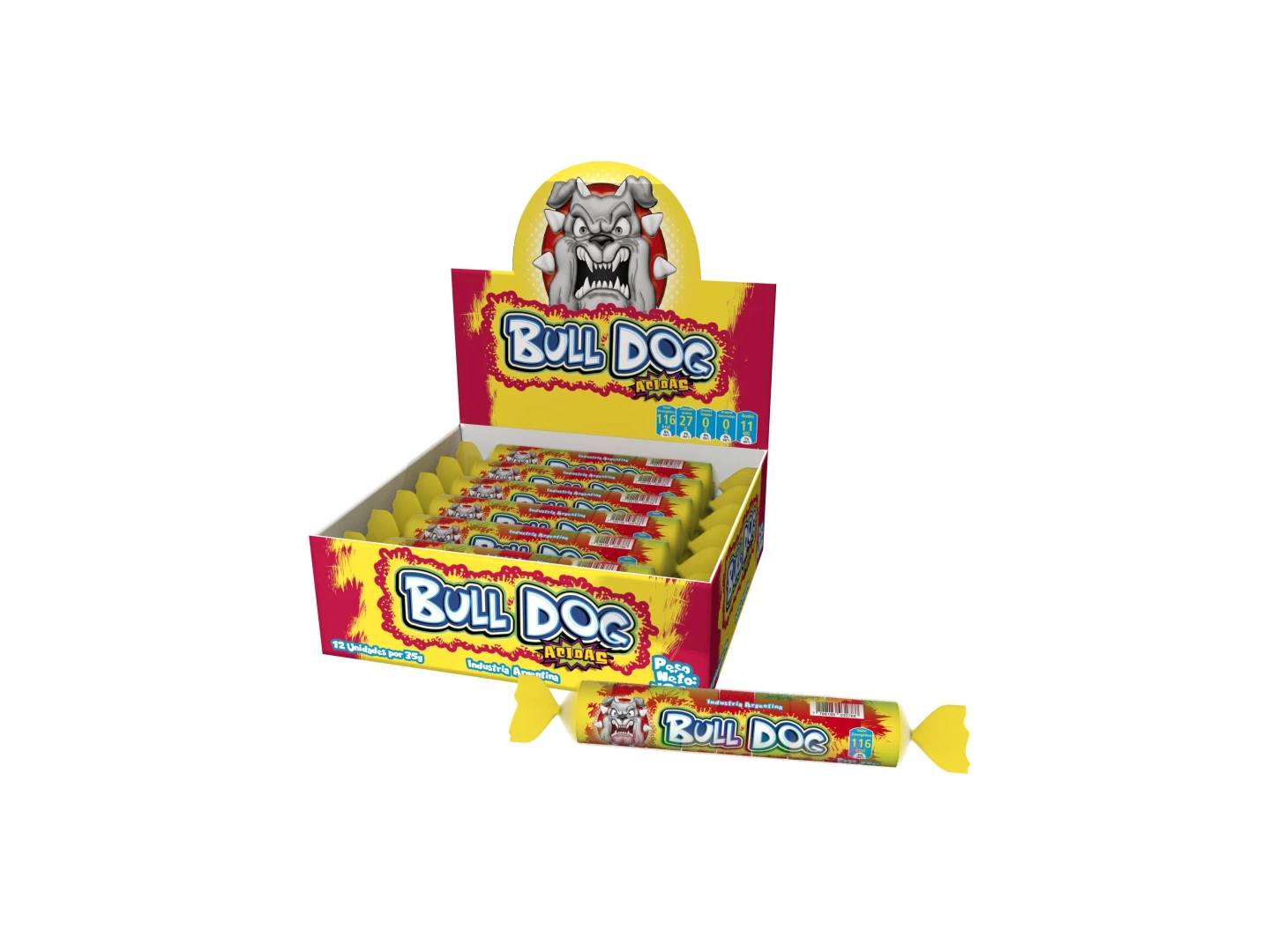 Rollo Gomitas Acidas x12 U