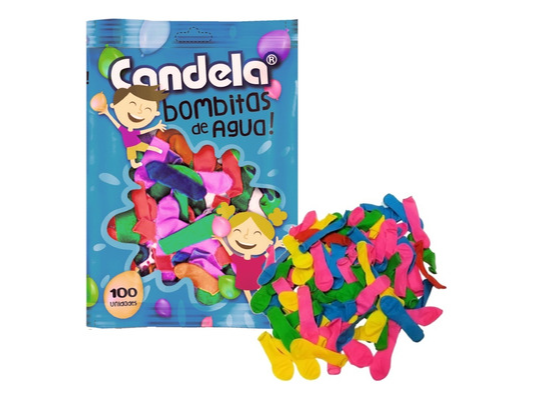 Bombitas de agua Candela x 100u