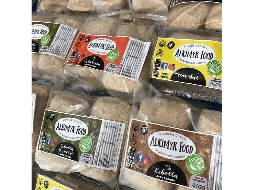 Milanesas rellenas Alkimyk Food x 4 un.