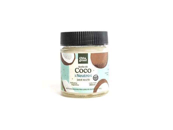 Aceite de coco NEUTRO 180ml "Chia Graal"