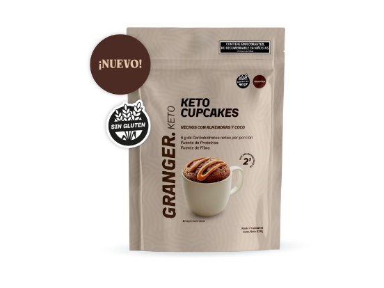 CUPCAKE KETO CHOCOLATE X 210GR GRANGER