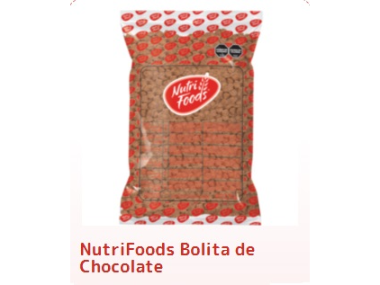 BOLITA DE CHOCOLATE X 2,5 KG NUTRI FOOD