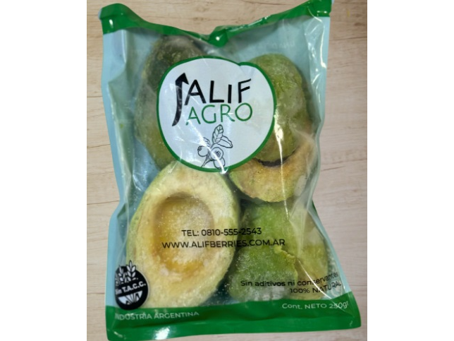 PALTA HASS EN TROZOS X 250 GR ALIF