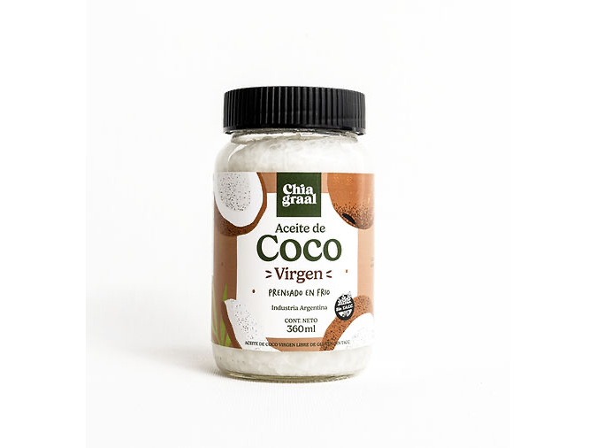 Aceite de Coco VIRGEN 360ml "Chia Graal"