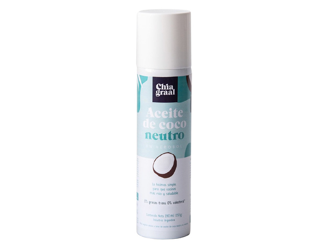 Aceite de coco NEUTRO SPRAY ml "Chia Graal"