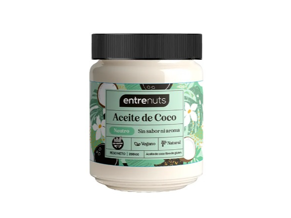 ACEITE DE COCO NEUTRO X 200 CC ENTRENUTS