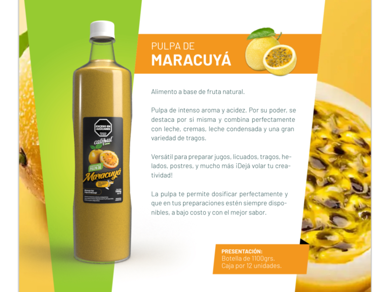 Pulpa de Maracuya de Freshfruit