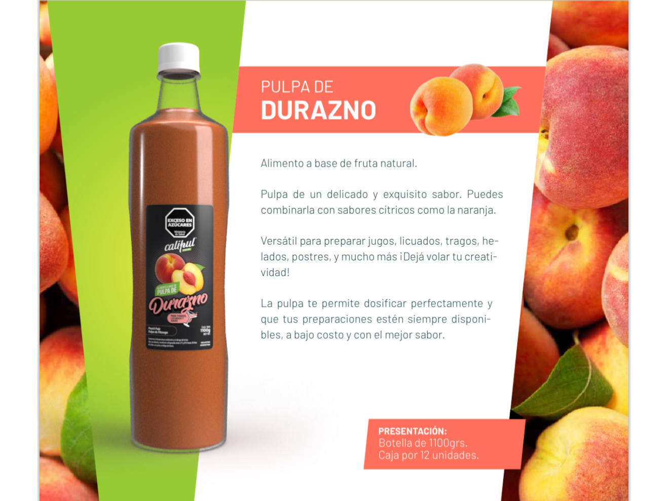 Pulpa de Durazno de Freshfruit