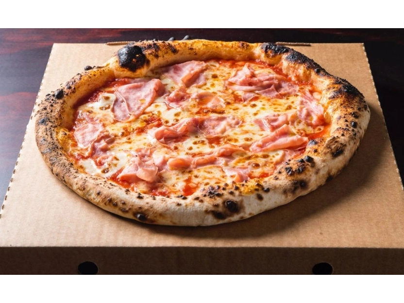 PIZZA  ESPECIAL JAMON Y MOZARELLA GRANDE  MASA MADRE