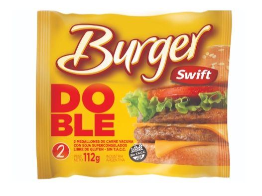 Medallon Doble Burger 42x112 grs.