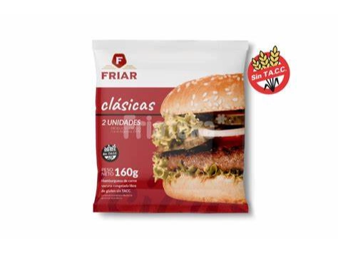 Hamburguesas 30x2x160gr FRIAR