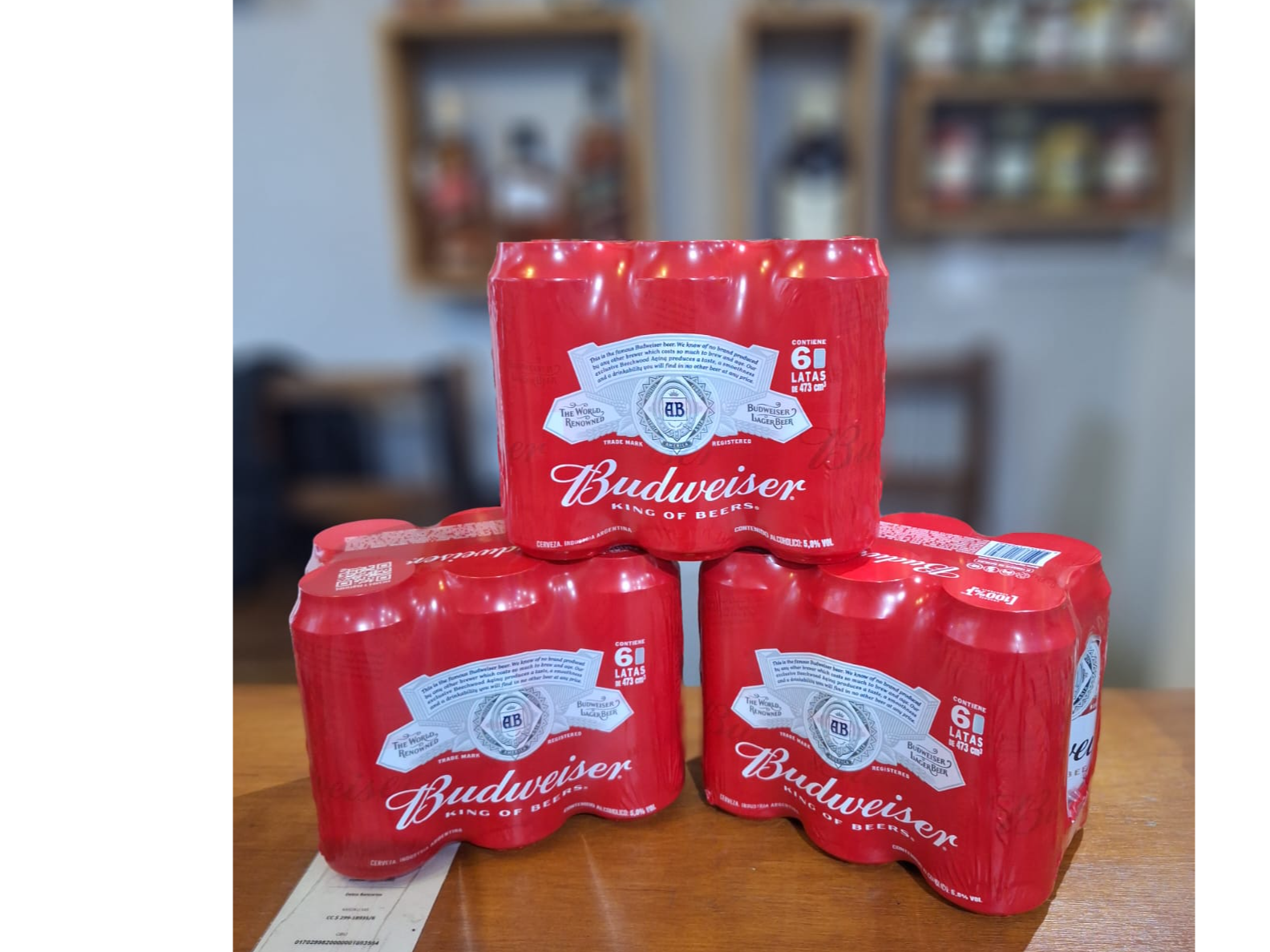 SIX PACK BUDWEISER 473ml