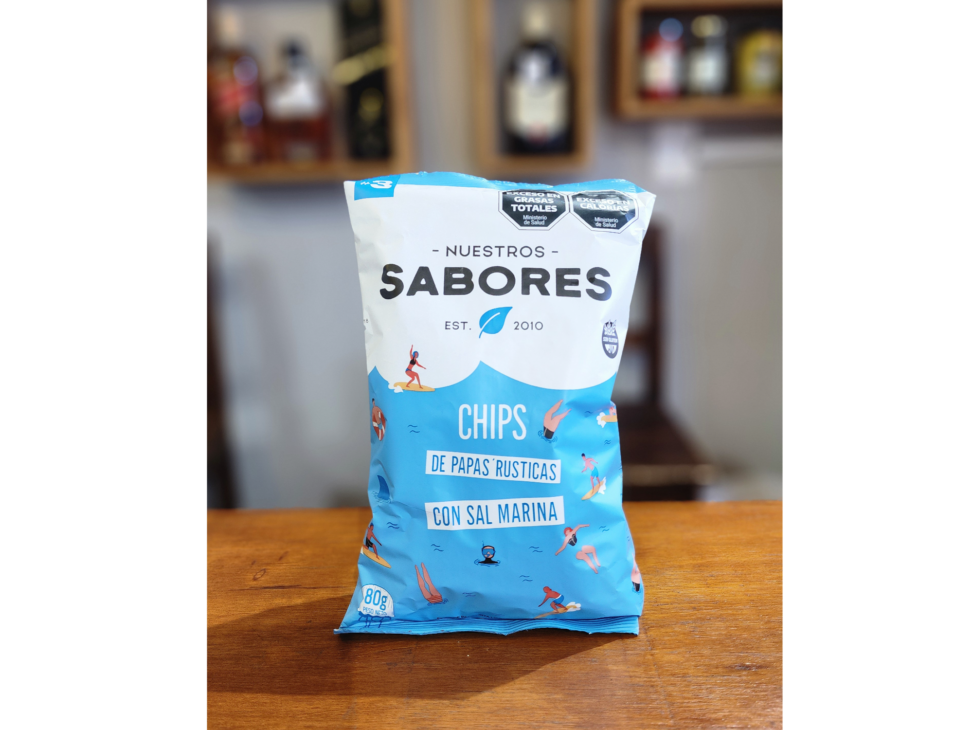 Nuestros Sabores papas rusticas c/ sal marina