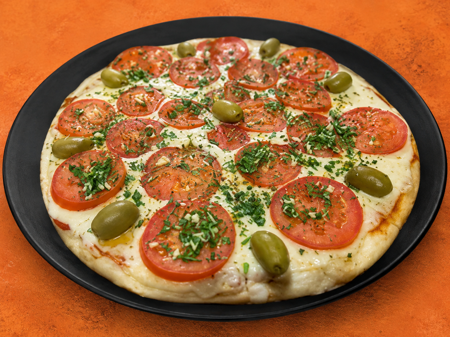 PIZZA NAPOLITANA C/ AJO Y PEREJIL