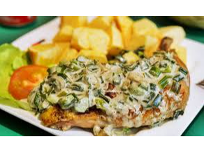 PECHUGA AL VERDEO Y MAYONESA