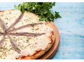 PIZZA MOZZARELLA CON ANCHOAS