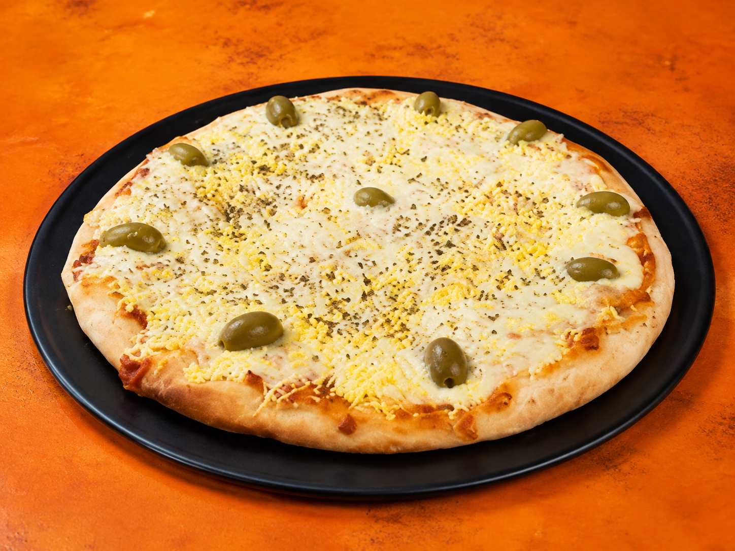 PIZZA MOZZARELLA CON HUEVO