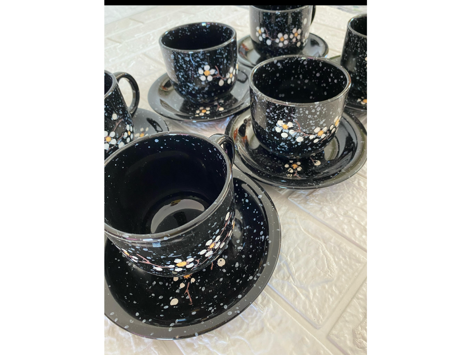 Set Taza + Plato Ceramica