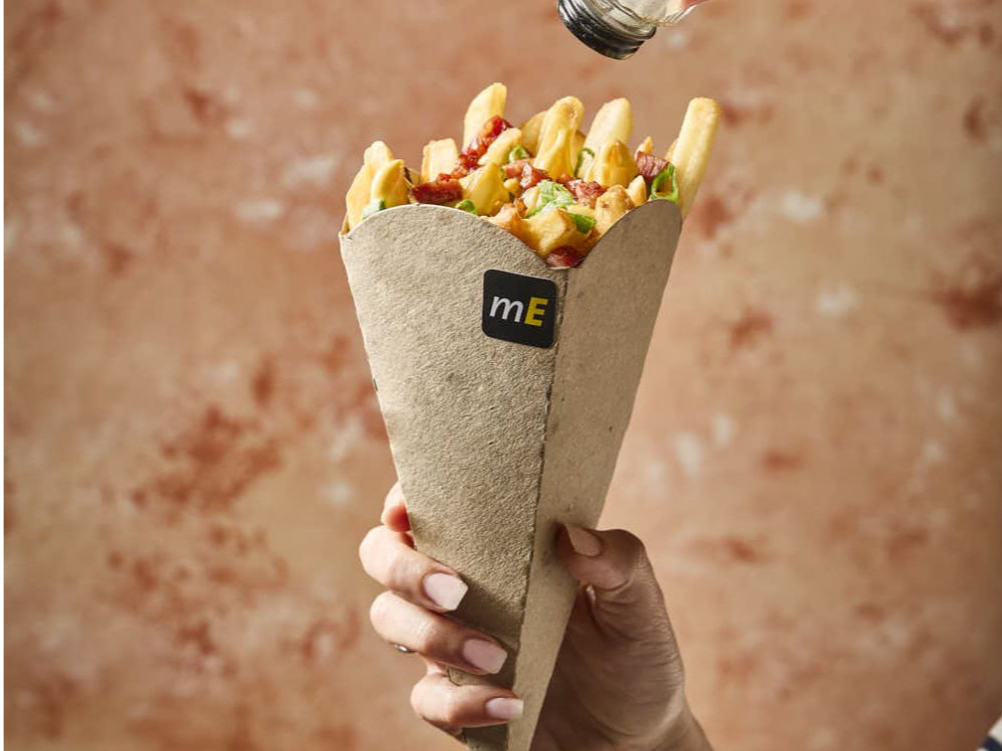 Porción de papas fritas