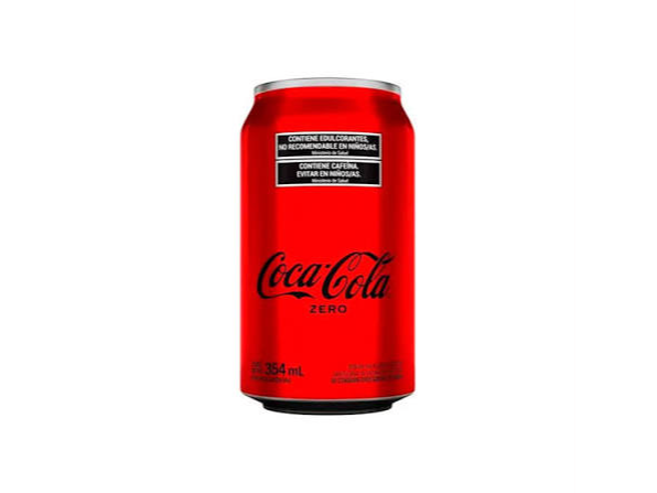LATA COCA ZERO 354ML