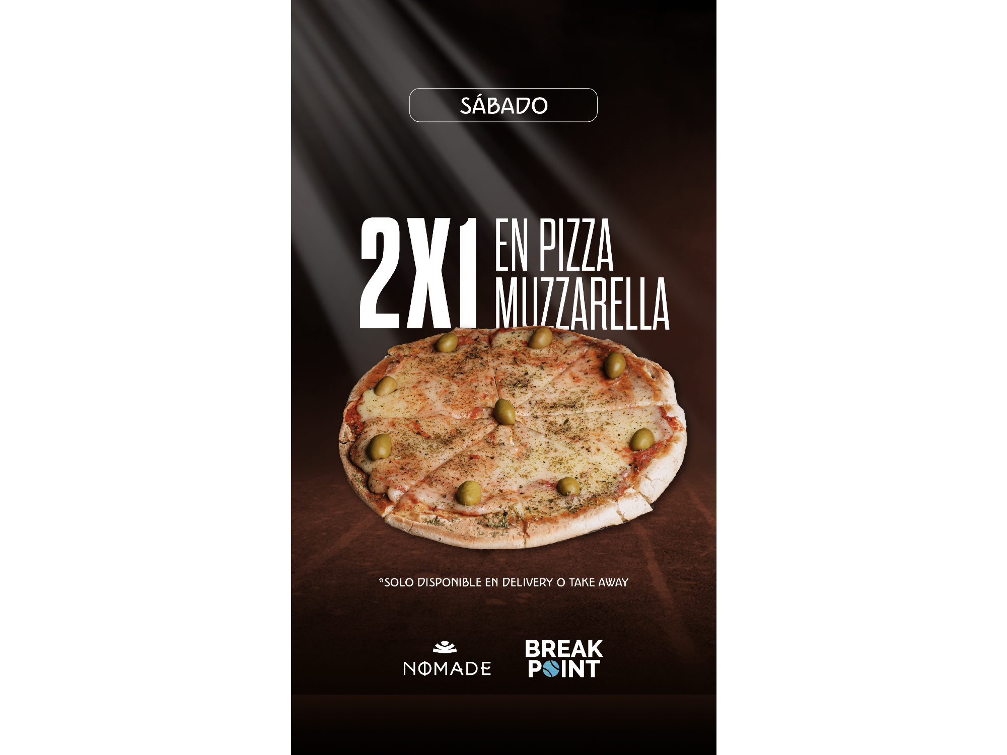 SABADO DE 2X1 EN MUZZA